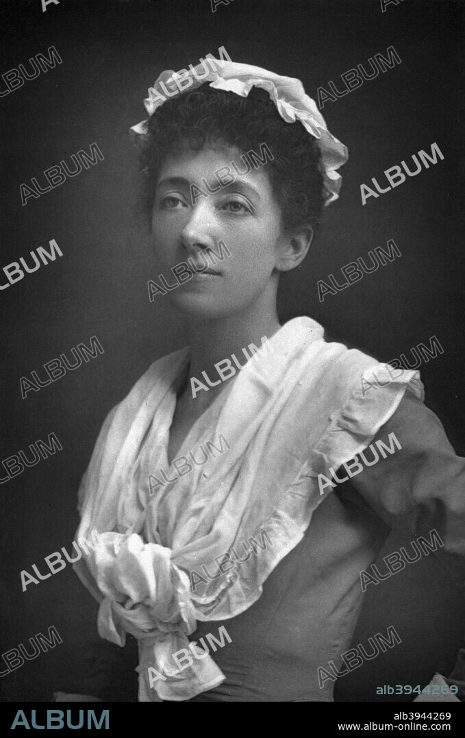 Marion Terry (c1852-1930), English actress, 1893. Marion Terry was the sister of Ellen Terry, the leading Shakespearean actress of her day. From The Cabinet Portrait Gallery, fourth series, Cassell and Company Limited (London, Paris and Melbourne, 1893).