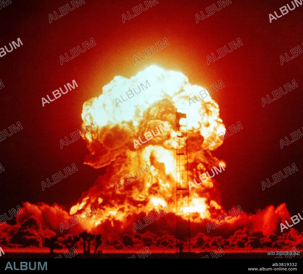 Badger was a test of the TX-16 thermonuclear weapon design, the reduced size cryogenic weapon descended from the Sausage device tested in Ivy Mike. The test device was named Buzzard and used a deuterium gas boosted RACER primary. The expected yield was 35-40 kt. The device had a diameter of 56 inches, and weighed 7400 lb. Operation Upshot-Knothole was a series of eleven nuclear test shots conducted in 1953 at the Nevada Test Site. The test series was notable as containing the first time an atomic artillery shell was fired (shot Grable), the first two shots (both fizzles) by University of California Radiation Laboratory-Livermore (LLNL), and for testing out some of the thermonuclear components that would be used for the massive thermonuclear series of Operation Castle. Badger was a 300 foot tower shot delivered on April 18, 1953. A bomb tower is a lightly constructed tower, often 100 to 700 feet high, built to hold a nuclear weapon for an above ground nuclear test. The tower holds the bomb for the purpose of the investigation of its destructive effects and for the adjustment of measuring instruments, such as high-speed cameras. Normally, the bomb tower disintegrates completely on detonation due to the enormous heat of the explosion.