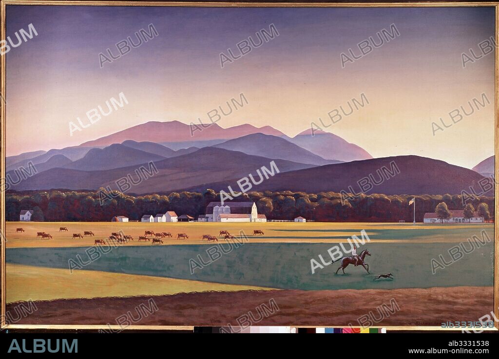 ROCKWELL KENT. Meadows and mountains. Asgaard Farm.
