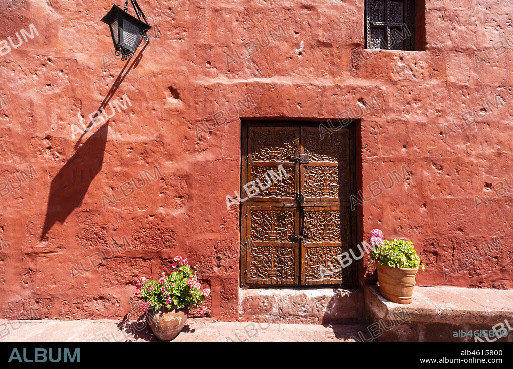 Convent and monastery of Santa Catalina de Siena (1579) in Arequipa, Peru,South America. World Heritage (UNESCO).