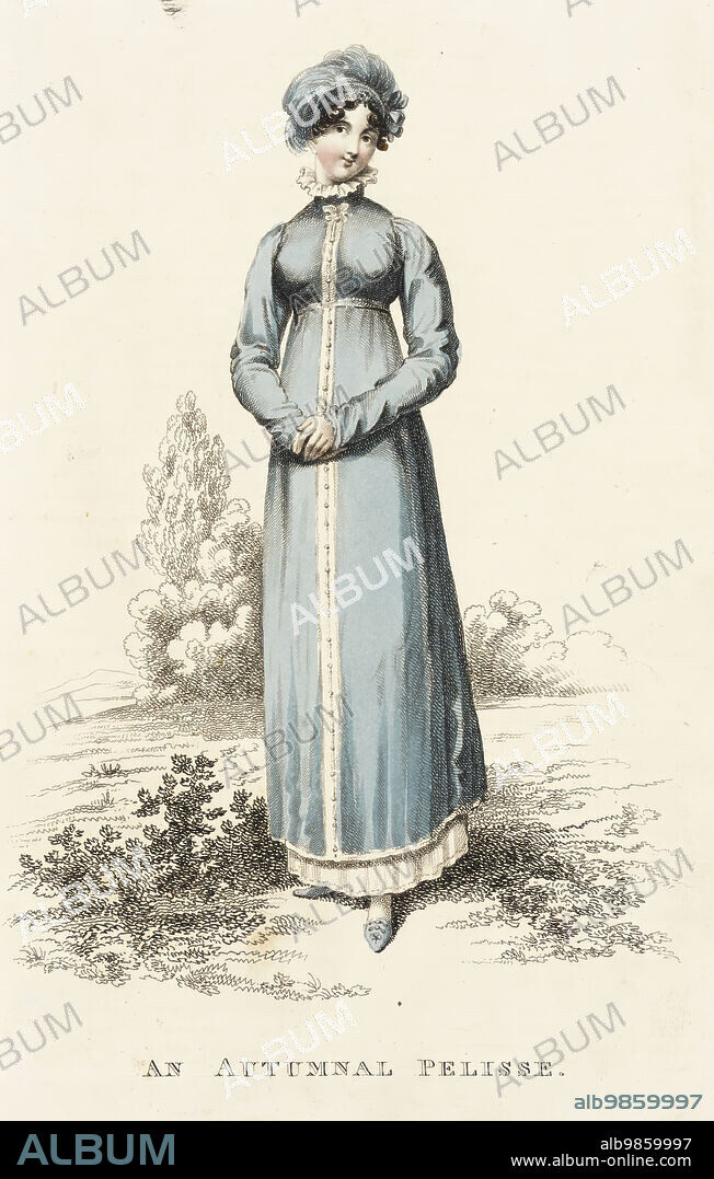 Fashion Plate (An Autumnal Pelisse), 1812.