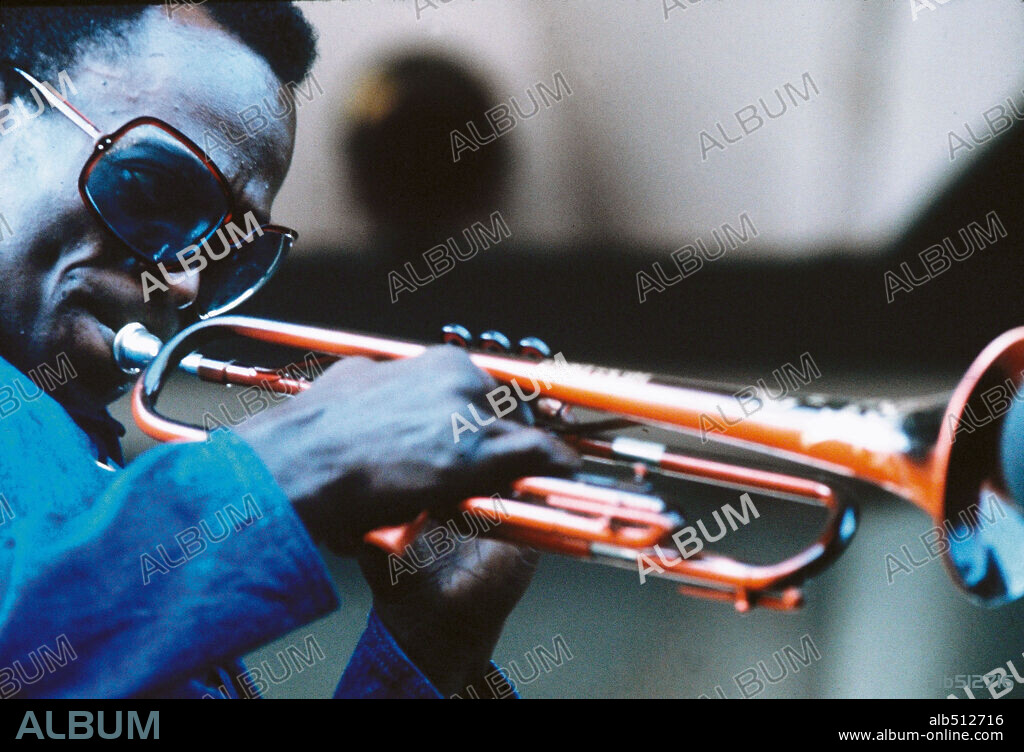 Miles Davis en el Newport Jazz Festival. Julio 1969.