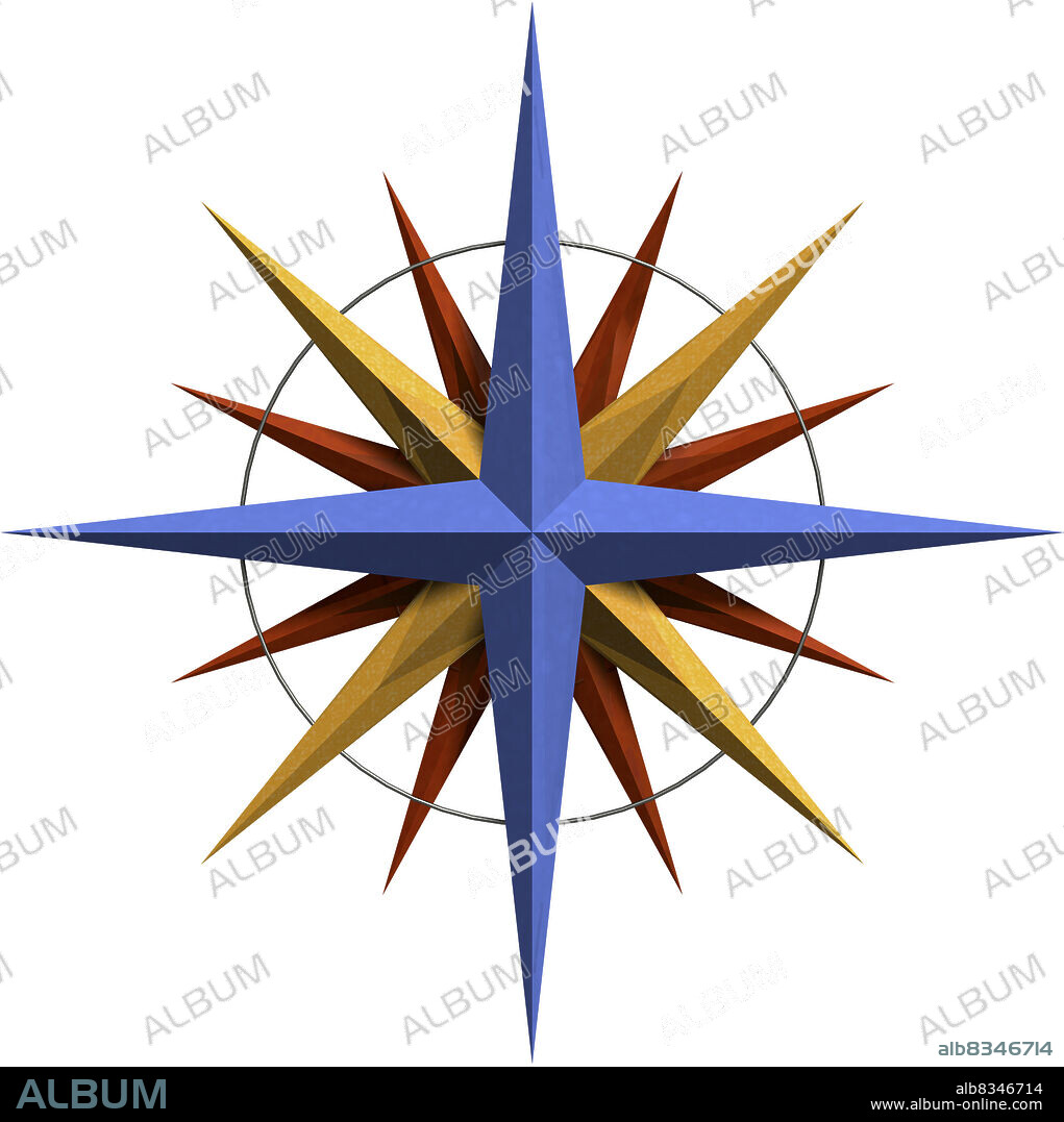 Although, by convention, the top of a map usually indicates north, its orientation is often specified, either simply by an arrow pointing north or by a compass rose indicating the four cardinal points (north, east, south, west) and the intermediary positions (northeast, southeast, southwest, and northwest).