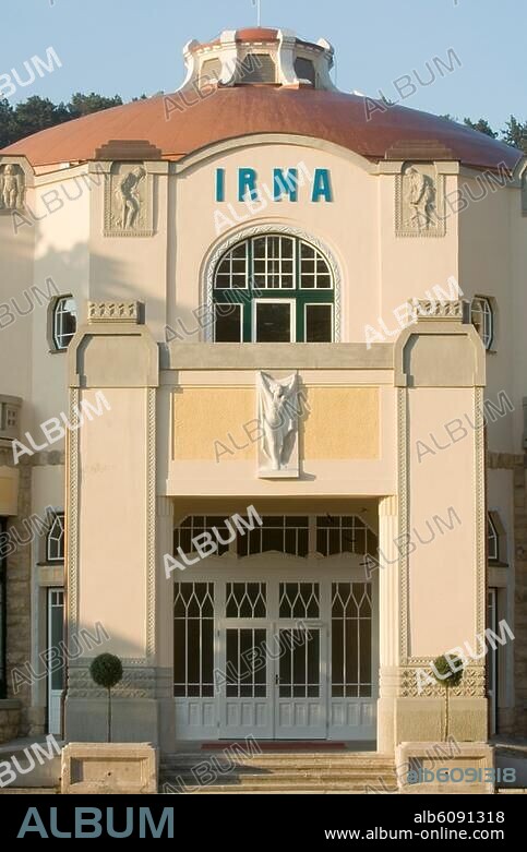 Slowakei, Piestany: Balneotherapiehaus Irma wurde im Jugendstil erbaut.