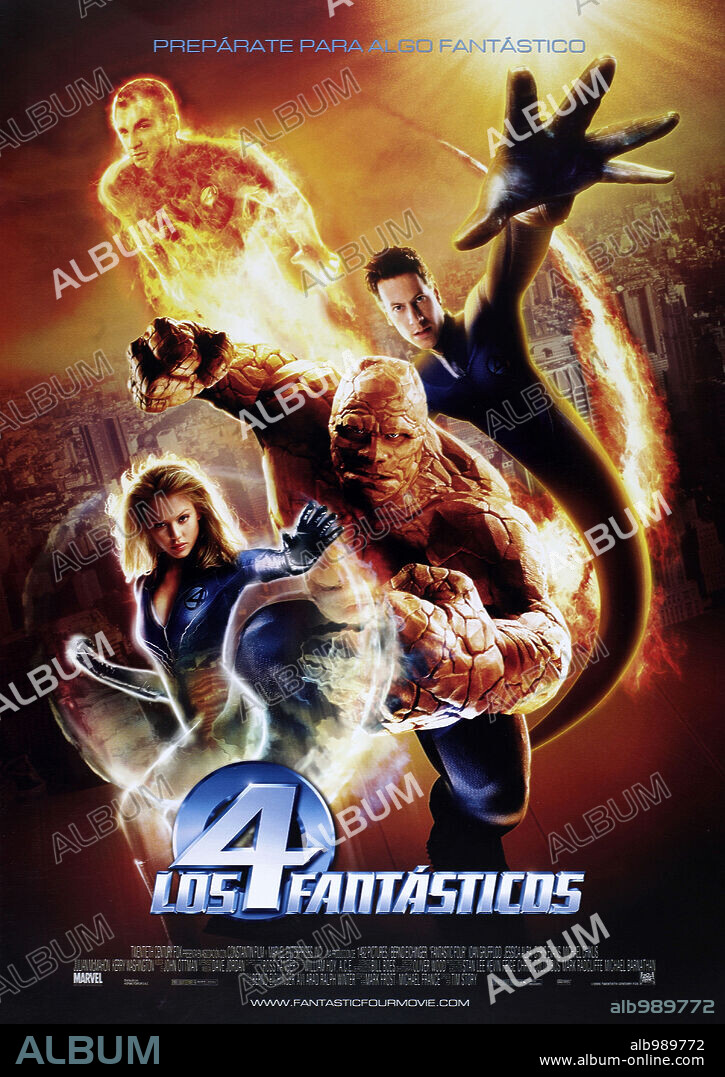 Poster of FANTASTIC FOUR, 2005, directed by TIM STORY. Copyright 20TH CENTURY FOX.