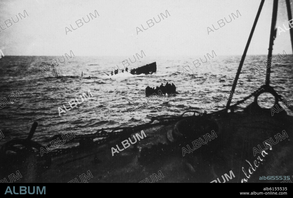 HUNDIMIENTO DEL SUBMARINO B-6.