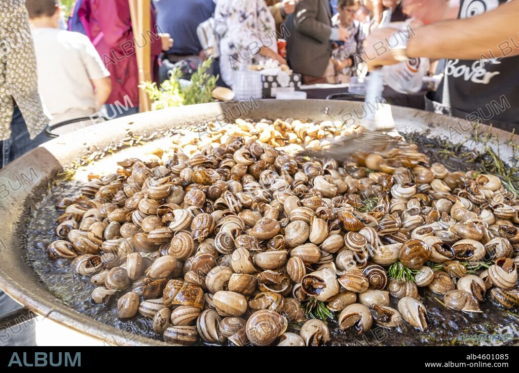 Caragolada, Feria del Caracol, Sant Jordi, Mallorca, Balearic Islands, Spain.