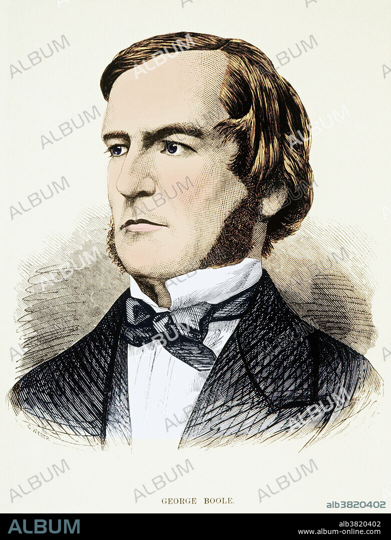 George Boole (1815 - 1864), British mathematician. A largely self-taught schoolteacher who eventually became a professor of mathematics at Queen's College in Cork, Ireland. In an attempt to link mathematics and formal logic for the first time, he developed a new form of algebra (now known as Boolean algebra or Boolean logic) in 1847. This work contributed greatly to the development of digital computers and is also used in fields such as statistics and probability.