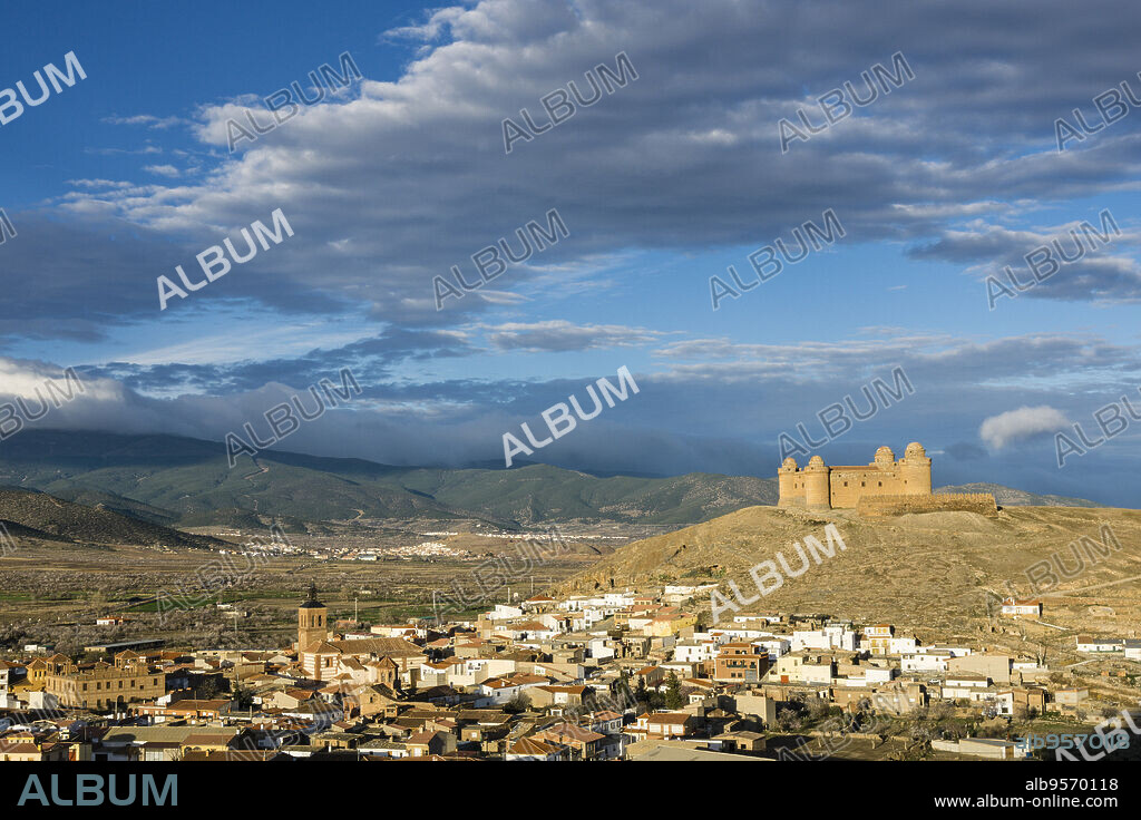 castillo de La Calahorra ,marquesado del Cenete,municipio de La Calahorra, provincia de Granada, comunidad autónoma de Andalucía, Spain.