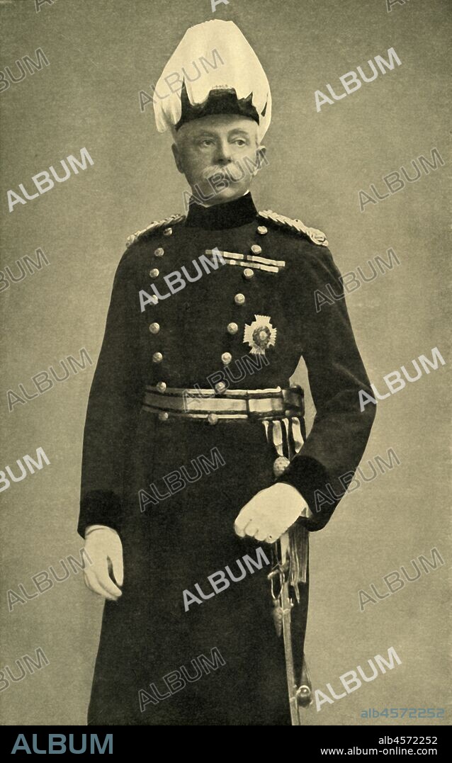 LAFAYETTE. 'General Sir Herbert Plumer G.C.B.', c1916, (c1920). Portrait of British soldier Herbert Charles Onslow Plumer, 1st Viscount Plumer (1857-1932) who commanded the British Second Army in Flanders in World War I. He was promoted to field marshal and made a Baron in 1919, and served as Governor of Malta and then High Commissioner of the British Mandate of Palestine. From "The Great World War: A History", Volume VII, edited by Frank A Mumby. [The Gresham Publishing Company Ltd, London, c1920].
