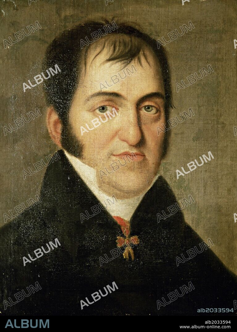 Francisco Lacoma y Fontanet / 'Fernando VII de España', 1825, Óleo sobre lienzo, 47,2 x 38 cm.