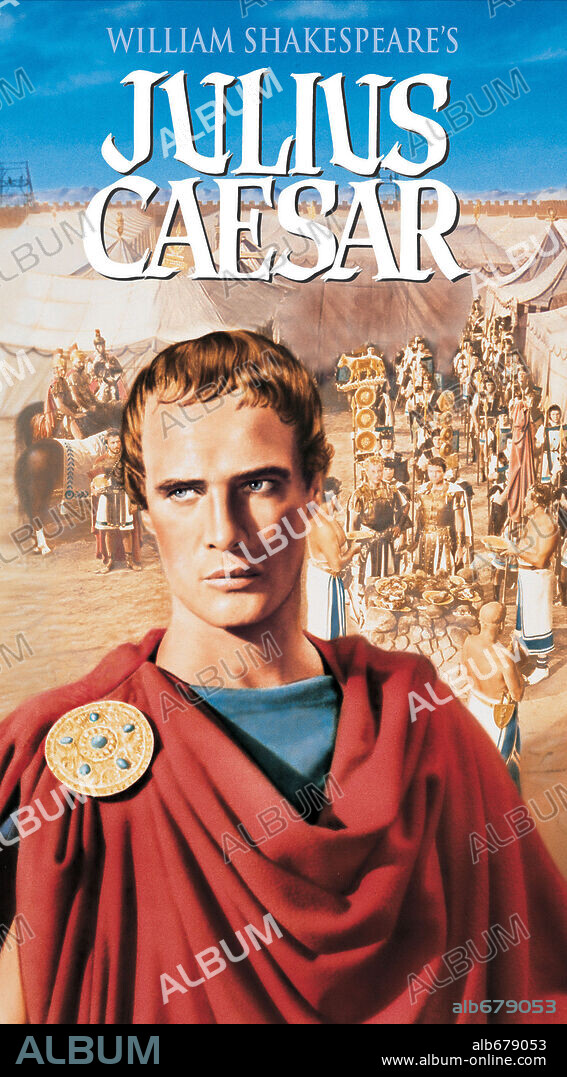 Poster de JULIO CESAR, 1953 (JULIUS CAESAR), dirigida por JOSEPH L. MANKIEWICZ. Copyright M.G.M.