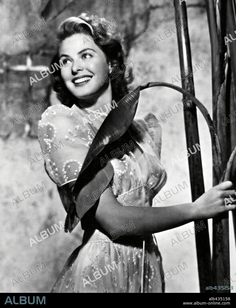 INGRID BERGMAN dans CASABLANCA, 1942, réalisé par MICHAEL CURTIZ. Copyright WARNER BROTHERS.