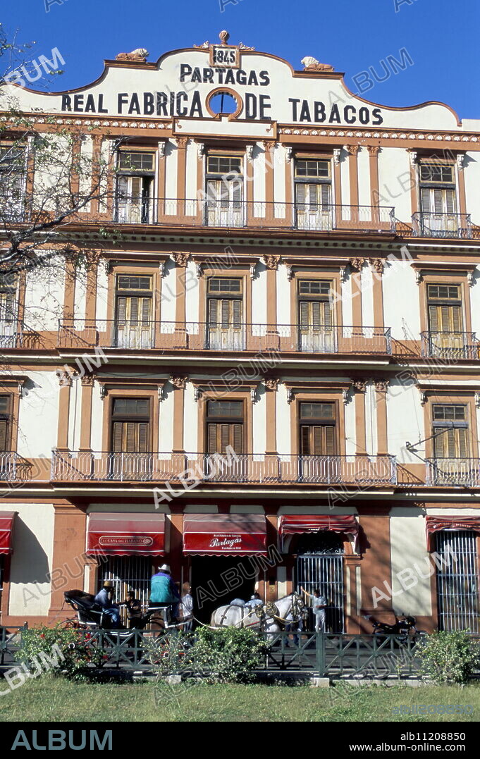 Real Fabrica de Tabacos Partagas, Cuba's best cigar factory, Havana, Cuba, West Indies, Central America.