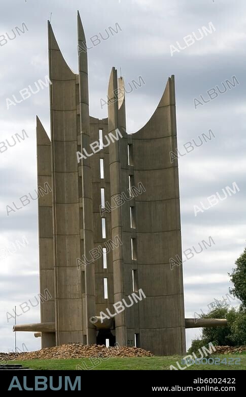 Winburg (Oranje-Freistaat, Südafrika), Voortrekker-Denkmal (zur Erinnerung an die Gründung des Oranje-Freistaats durch die Voortrekker im 19. Jh.)-Ansicht.-Foto, 2006.