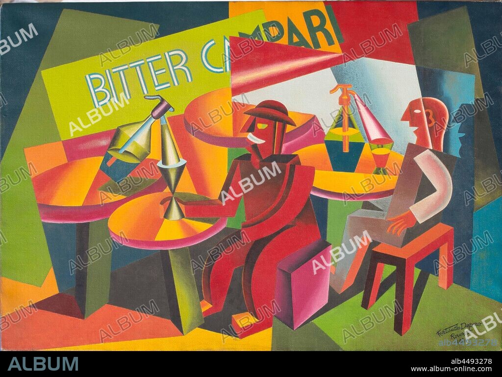 FORTUNATO DEPERO. Squisito al selz Campari.