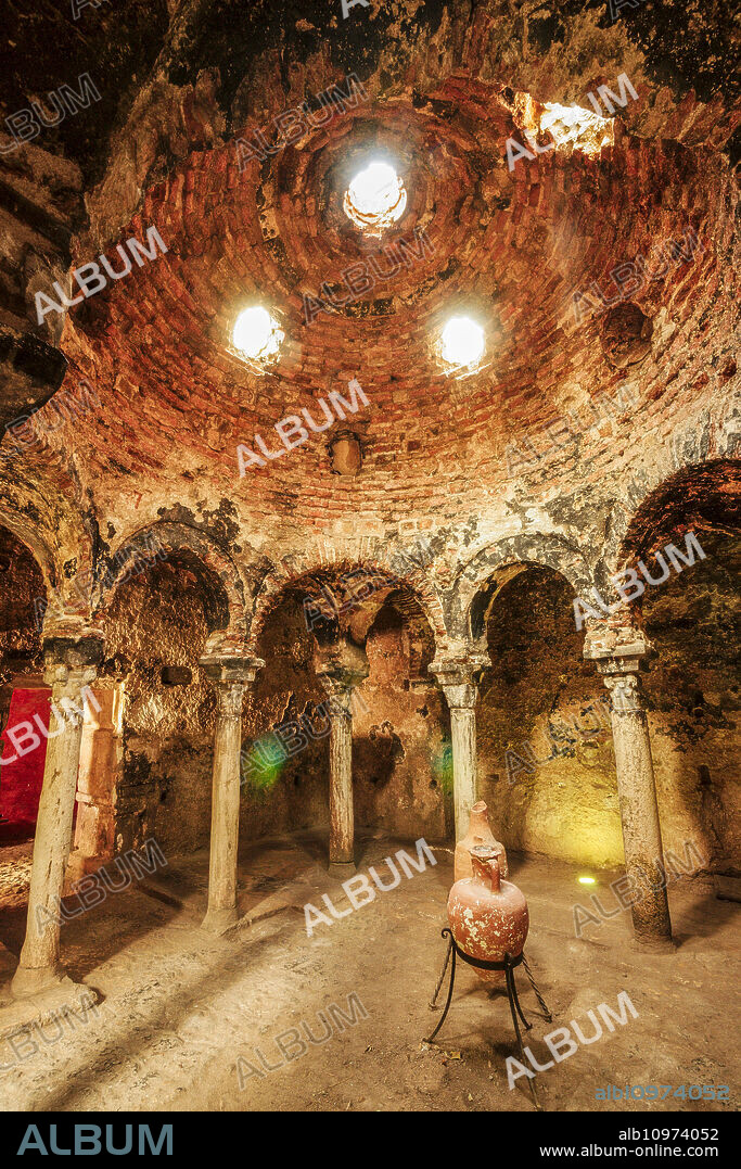 Arab baths, - Banys Àrabs - 10th century, Palma, Mallorca, Balearic Islands, Spain, Europe.