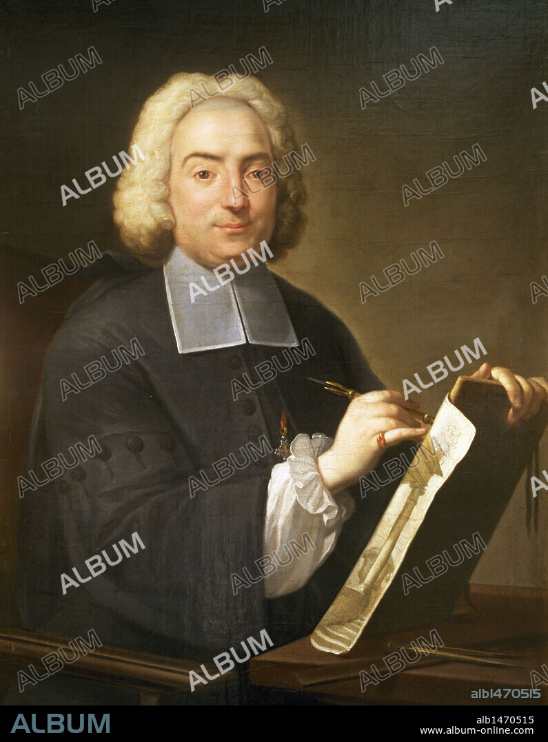 Filippo Juvarra (1678-1736). Italian architect. Portrait by Theodore Ardemans (1661-1726). Royal Academy of Fine Arts of San Fernando. Madrid. Spain.