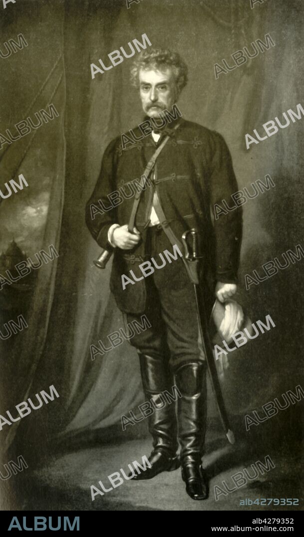 'Sir Colin Campbell, afterwards Lord Clyde', c1860, (1901). Portrait of British Field Marshal Colin Campbell (1792-1863), Commander-in-Chief of India. From "The Life and Deeds of Earl Roberts, Vol. I. - To The End of the Indian Mutiny", by J. Maclaren Cobban. [T. C. & E. C. Jack, Edinburgh, 1901].