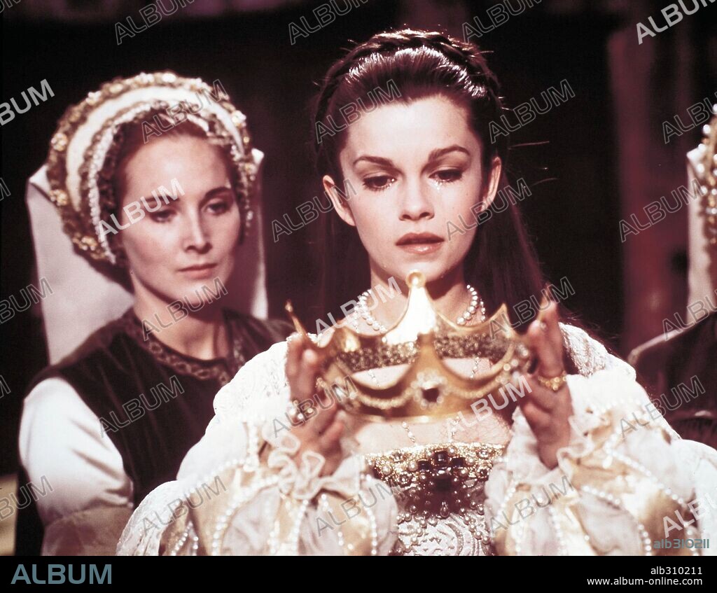 GENEVIEVE BUJOLD in ANNE OF THE THOUSAND DAYS, 1969, directed by CHARLES JARROTT. Copyright UNIVERSAL PICTURES.