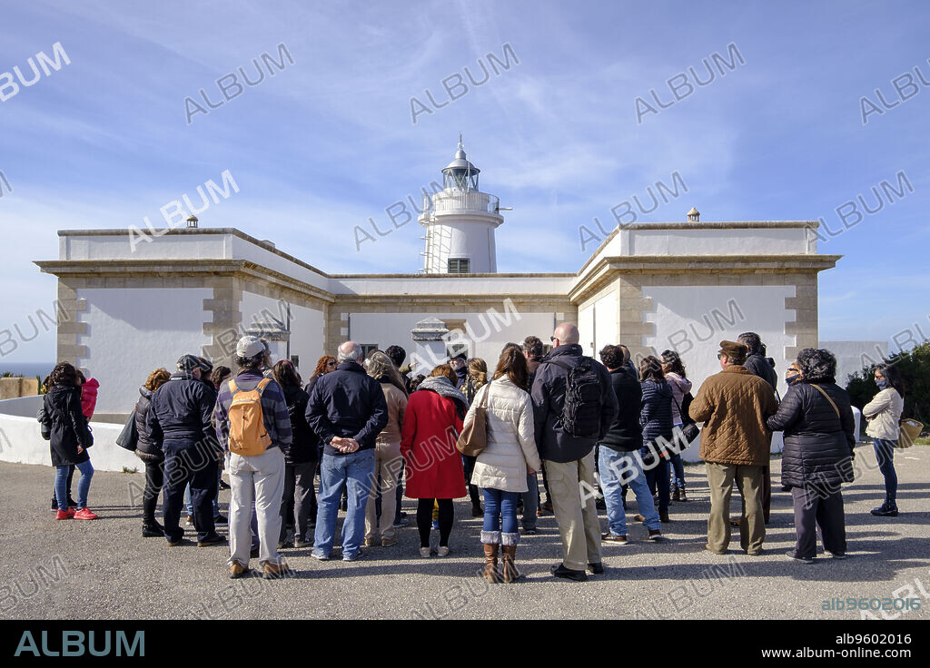 visita guiada al faro de Cabo Blanco, Llucmajor, Mallorca, balearic islands, Spain.
