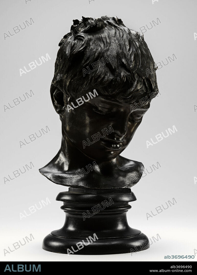 VINCENZO GEMITO. Bust of the Fisherboy. Dated: model c. 1876, cast probably 1883/1886. Dimensions: height with base: 45 cm (17 11/16 in.). Medium: bronze.