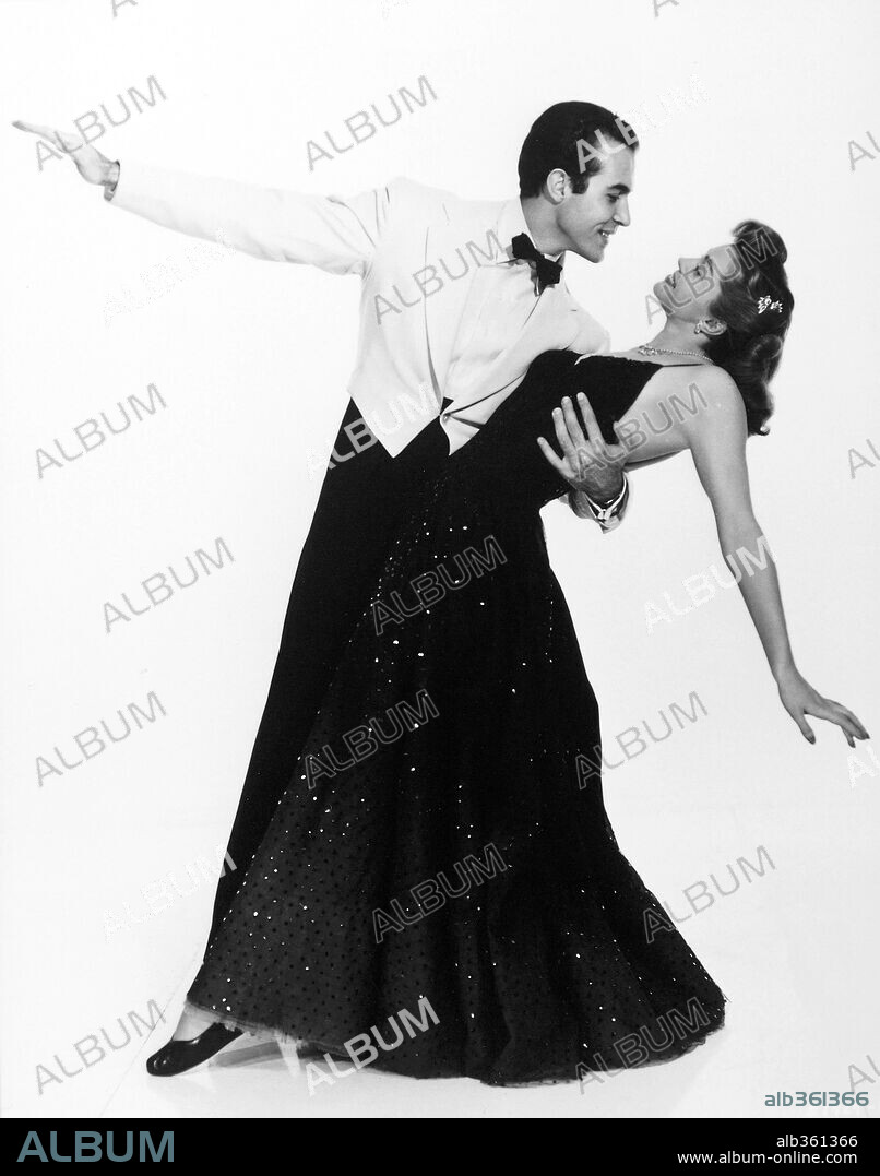 ESTHER WILLIAMS and RICARDO MONTALBAN in NEPTUNE'S DAUGHTER, 1949, directed by EDWARD BUZZELL. Copyright M.G.M.
