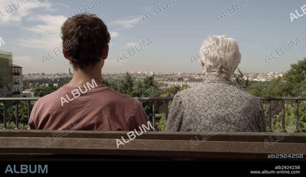 ANTONIA GUZMAN and MIGUEL HERRAN in A CAMBIO DE NADA, 2015, directed by DANIEL GUZMAN. Copyright EL NIÑO PRODUCCIONES/LA COMPETENCIA/LA MIRADA OBLICUA/TELEFO.