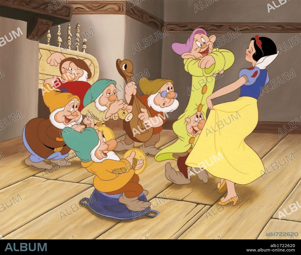 SNOW WHITE AND THE SEVEN DWARFS, 1937, réalisé par WALT DISNEY. Copyright WALT DISNEY PRODUCTIONS.