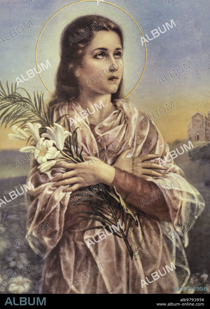 Santa maria goretti, santuario della scala santa, roma.