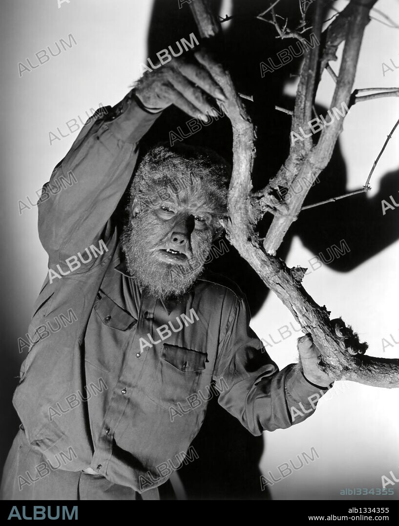LON CHANEY JR. en EL HOMBRE LOBO, 1941 (THE WOLF MAN), dirigida por GEORGE WAGGNER. Copyright UNIVERSAL PICTURES.