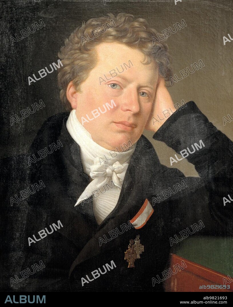 Anders Sandøe Orsted (21 December 1778) (1 May 1860) was a Danish politician and jurist; after a painting by Christoffer Wilhelm Eckersberg (2 January 1783) (22 July 1853); Historical; digitally restored reproduction from a 19th century original.