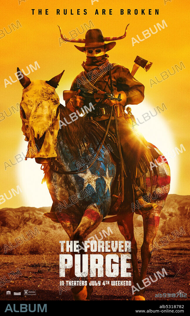 Poster of THE FOREVER PURGE, 2021, directed by EVERARDO GOUT. Copyright UNIVERSAL PICTURES.