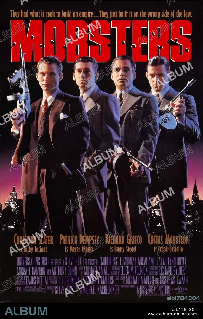 Poster de EL IMPERIO DEL MAL, 1991 (MOBSTERS), dirigida por MICHAEL KARBELNIKOFF. Copyright UNIVERSAL PICTURES.