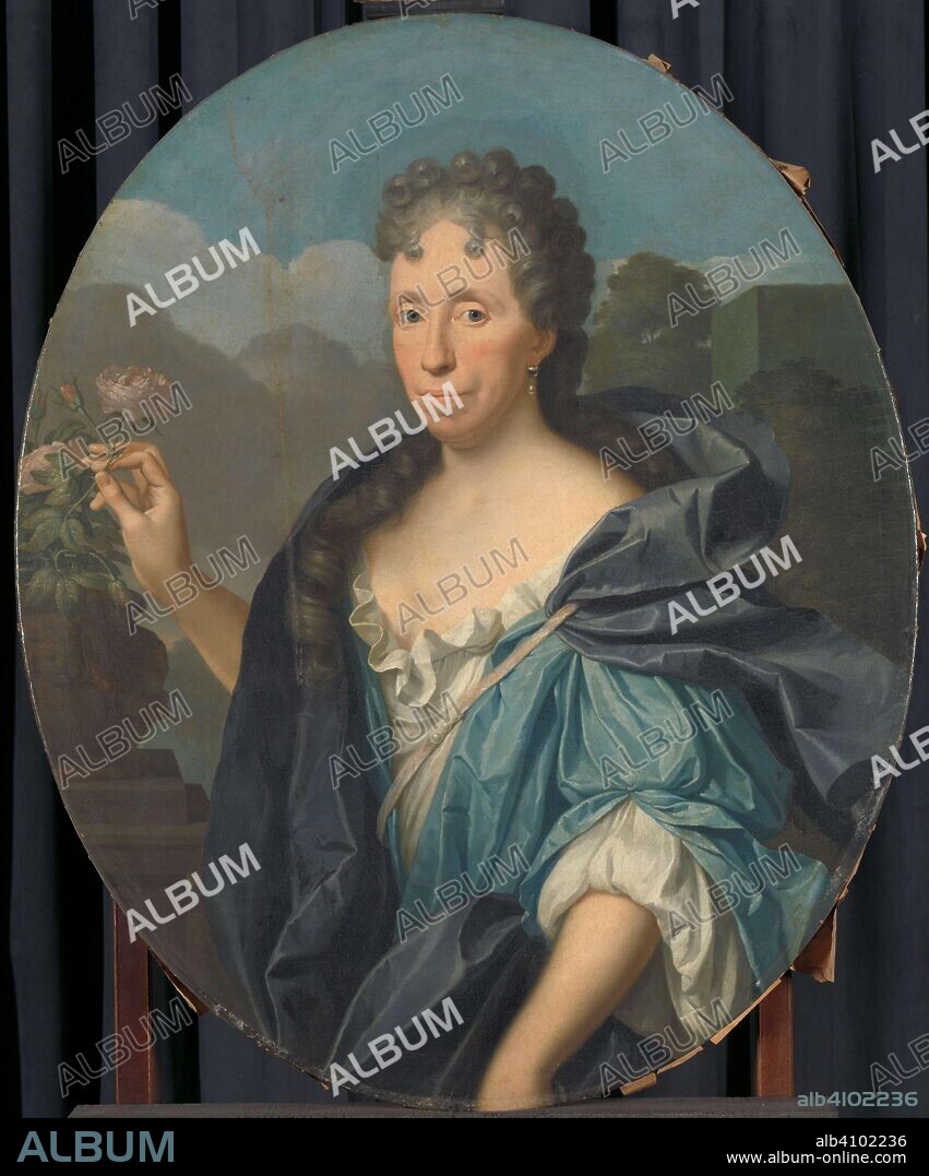 CHRISTOFFEL LUBIENITZKI. Portrait of Sabina Agneta d'Acquet, Wife of Arent van Buren. Dating: 1721. Measurements: h 102 cm × w 84 cm; d 8 cm.
