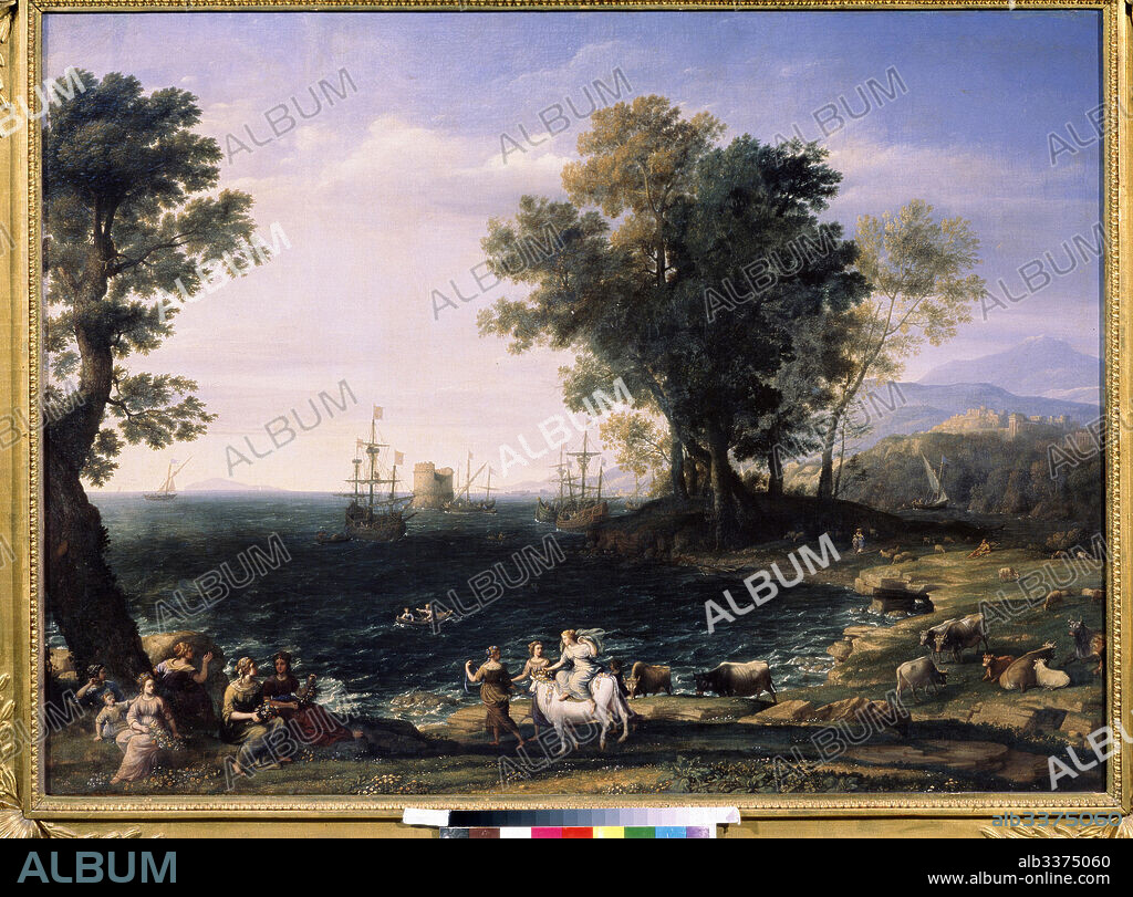 CLAUDE LORRAIN. The Rape of Europa.