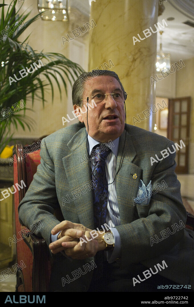 Francisco Vazquez en una entrevista para Abc foto Matias nieto Archdc Madrid 29/12/2013.