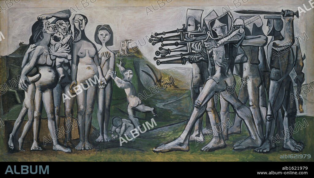 Massacre in Korea by Pablo Picasso, 1951, 1881-1973, France, Paris, Musee Picasso.