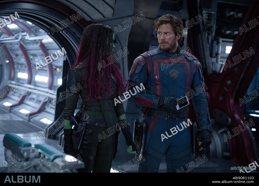 CHRIS PRATT en GUARDIANES DE LA GALAXIA VOL. 3, 2023 (GUARDIANS OF THE GALAXY VOL. 3), dirigida por JAMES GUNN. Copyright Marvel Studios / Marvel Entertainment.