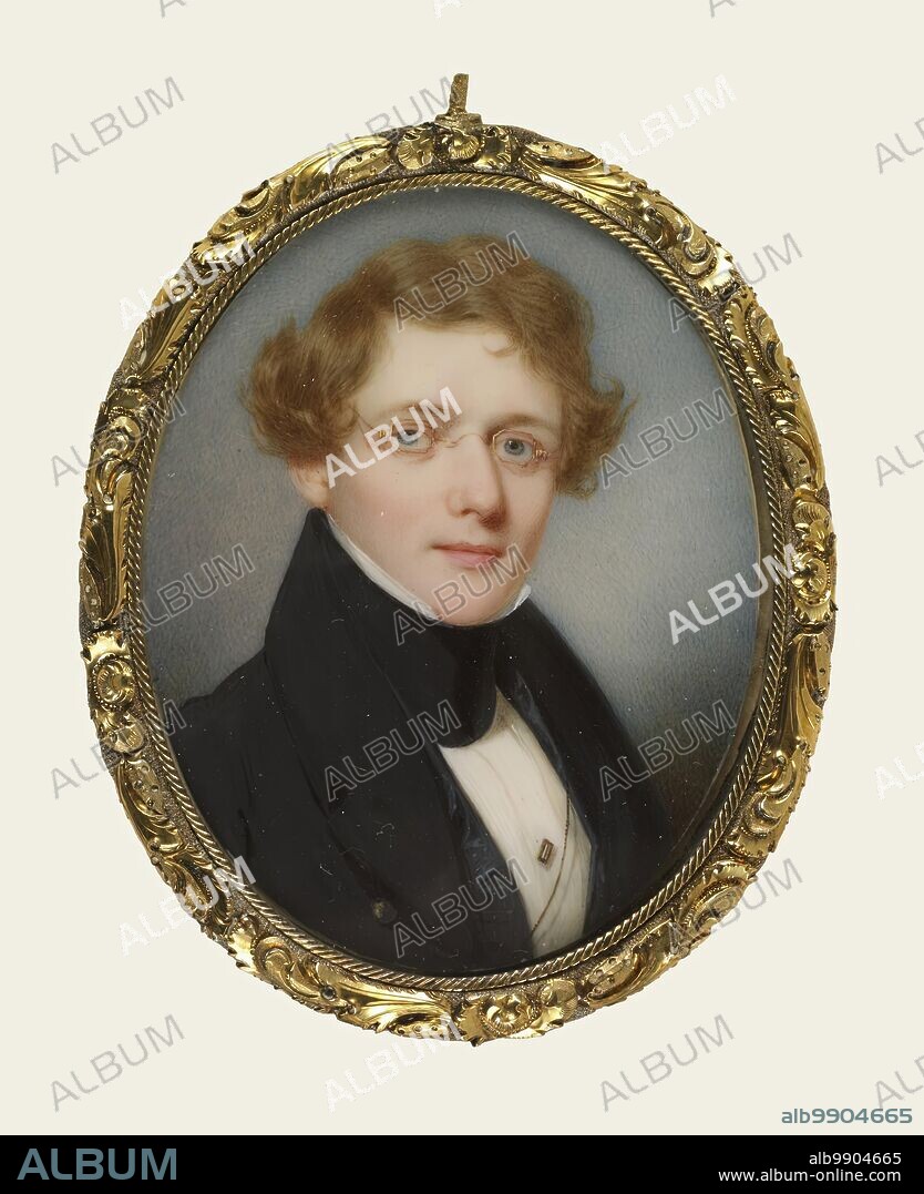 Gouverneur Morris II, c1840-1860. Gouverneur Morris Jr. (1813-1888), the son of one of New York's delegates to the Continental Congress in 1778-1779, erected the Episcopal Church of St. Ann's in the south Bronx, New York. A railroad entrepreneur, he was one of the richest New Yorkers of his time. Thomas Seir Cummings, a native of Bath, England, came to New York as an infant and trained with Henry Inman. He was one of the founders of the National Academy of Design and produced miniatures of noted individuals.