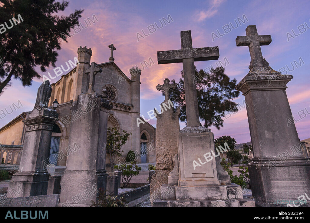 cementerio de llucmajor, Mallorca, islas baleares, Spain.