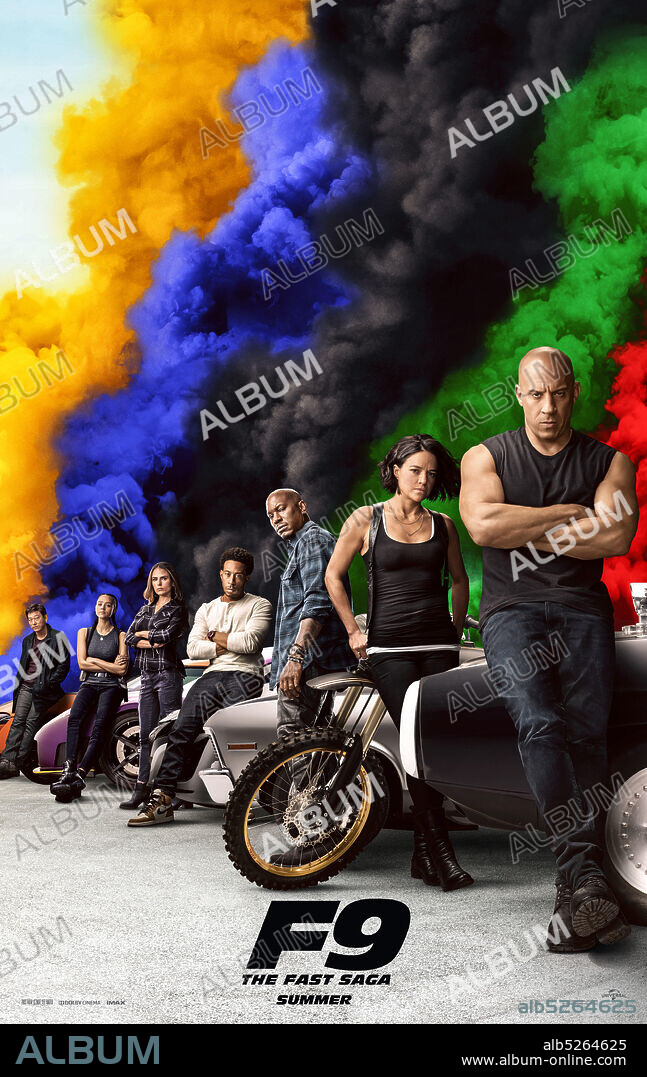 Poster de FAST & FURIOUS 9, 2021 (F9), dirigida por JUSTIN LIN. Copyright One Race Films / Original Film / Universal Pictures.