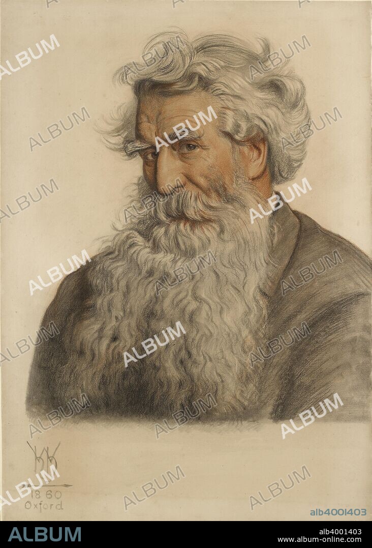 Portrait of Thomas Combe, Printer to the University (1796-1872). Dimensions: height x width: sheet 67 x 47.5 cm.