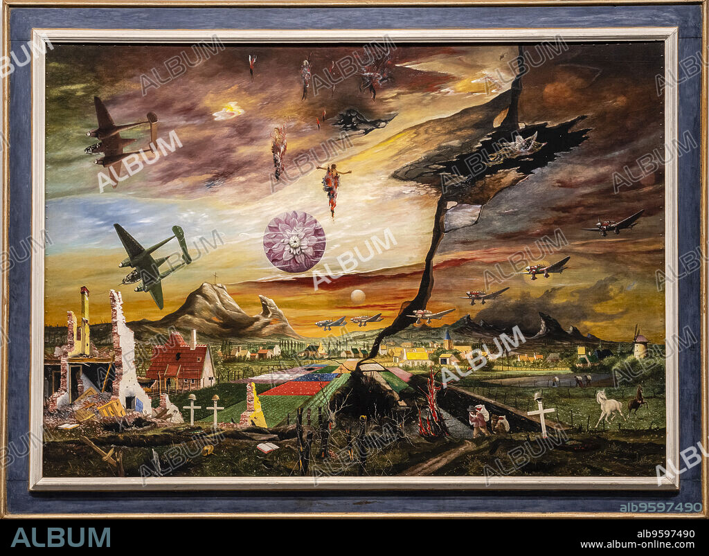 Franz Radziwill, Flanders (Where To In This World?), 1940-1950, New National Gallery, Berlin, Federal Republic of Germany.