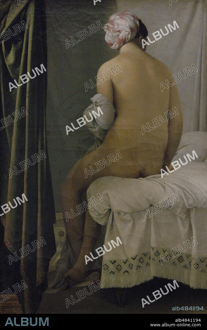 Jean-Auguste-Dominique Ingres (1780-1867). Pintor francés. La Bañista Valpinçon,1808. Museo del Louvre. París. Francia.