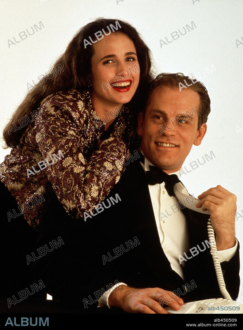 ANDIE MacDOWELL and JOHN MALKOVICH in THE OBJECT OF BEAUTY, 1991, directed by MICHAEL LINDSAY-HOGG. Copyright BBC.