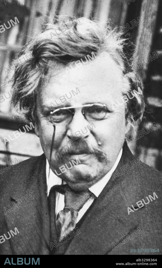 Gilbert Keith Chesterton. Author Born in London (29/5/1874-14/6/1936).