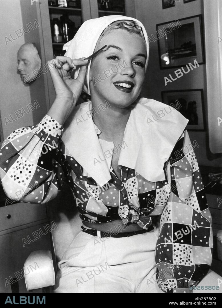 NORMA JEAN BAKER. MARILYN MONROE in LADIES OF THE CHORUS, 1948, directed by PHIL KARLSON. Copyright COLUMBIA PICTURES.