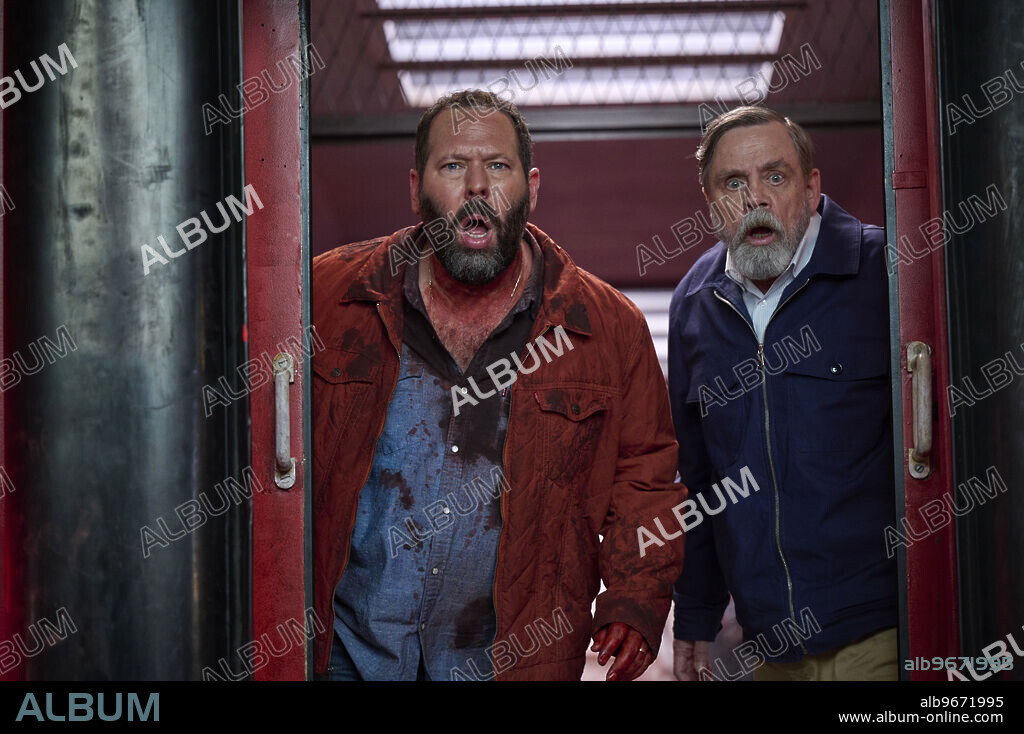 BERT ANDERSON and MARK HAMILL in THE MACHINE, 2023, directed by PETER ATENCIO. Copyright Shaken Not Stirred.