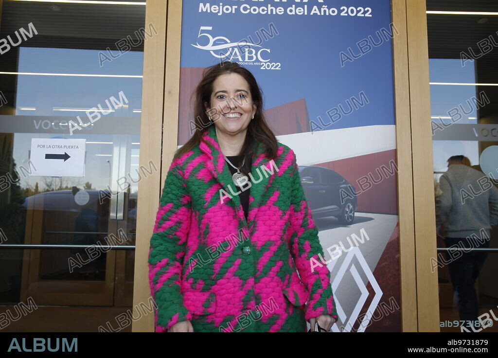 Madrid, 02/15/2022. ABC Award ceremony for Best Car of the Year 2022 at the headquarters of the Vocento Group. In the image, Rebeca Guillén, from Toyota. Photo: Guillermo Navarro. ARCHDC.